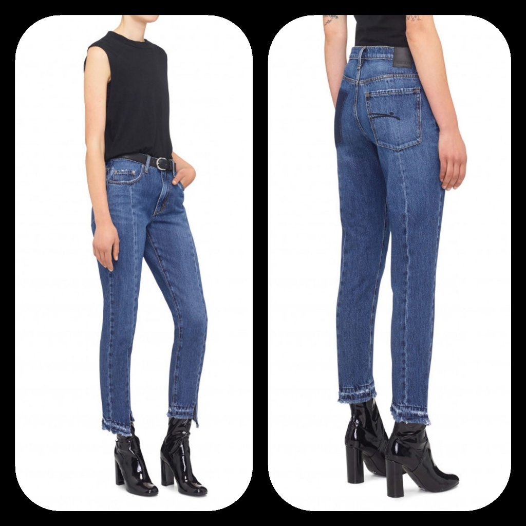Nobody Denim Issy Straight Leg Mom Jeans Ahhsome Unusual And Kewl Nwt Sz 32 — image 3 of 8